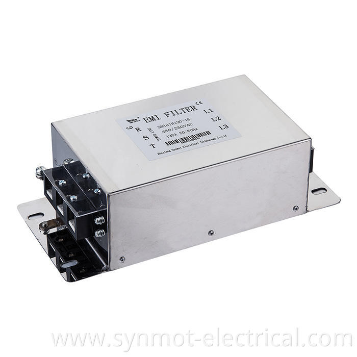 Synmot line filter for 55kW servo drive AC input filter emi filter